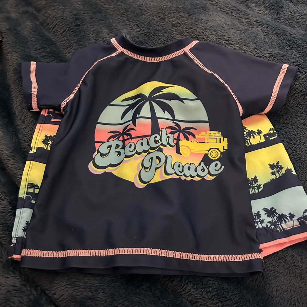 Freestyle Revolution Kids Rashguard - Navy and Yellow